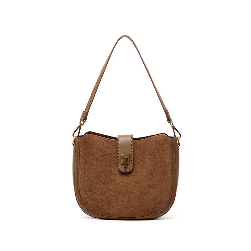 Women's Leather Saddle Fashion High-grade Versatile Design Bags