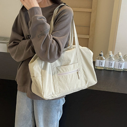 Women's Korean Nylon Cloth Lightweight Large Capacity Travel Bags