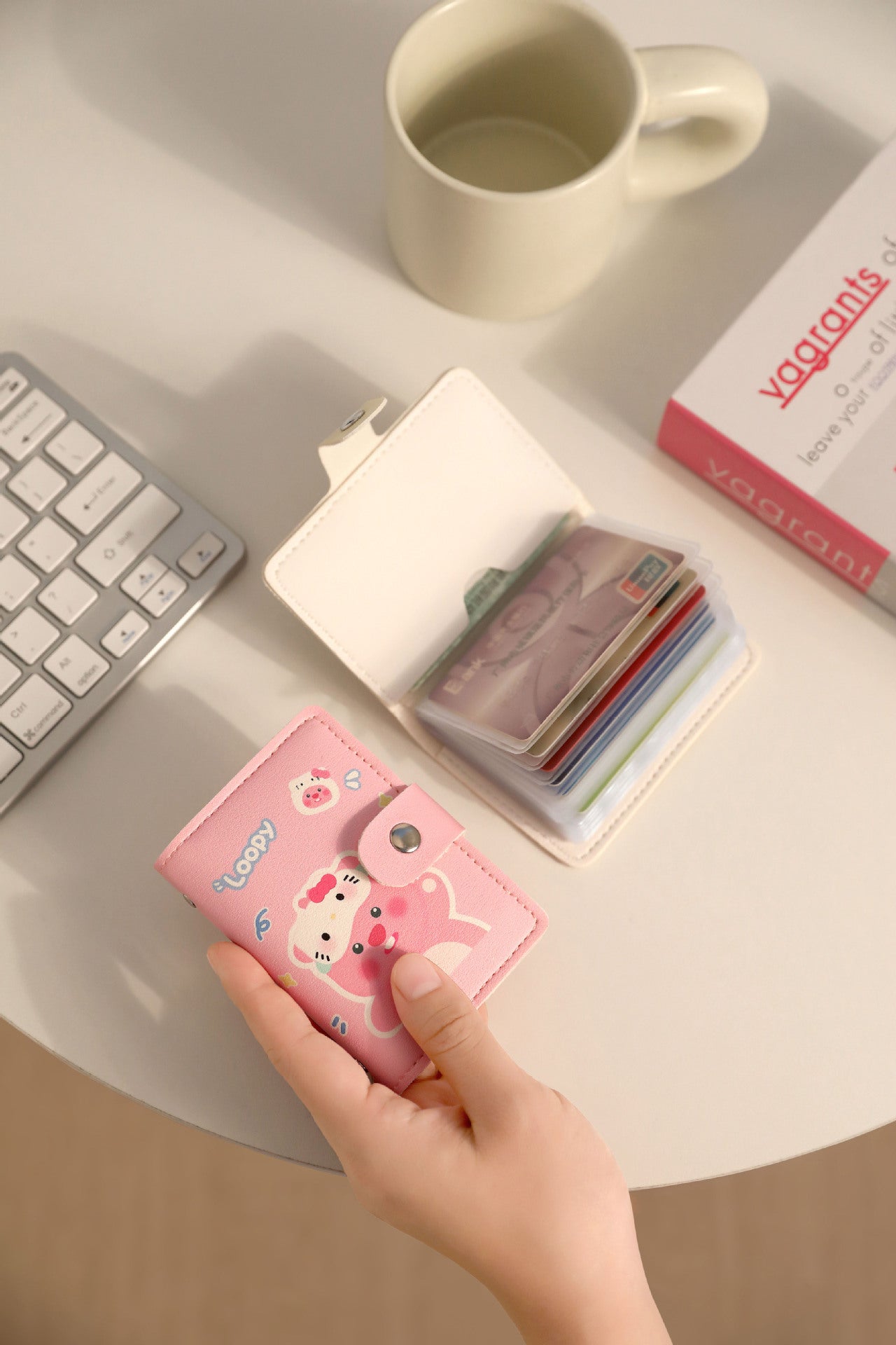 Mary Cartoon Cute Large Capacity Multiple Slots Card Holder