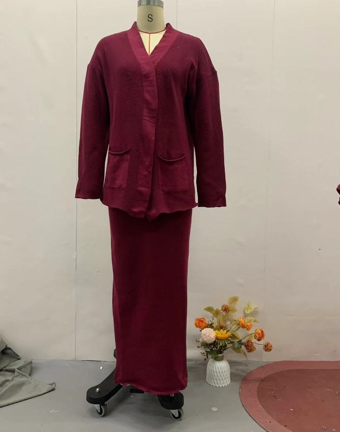 Women's Solid Color Elegant Tied Slim Fit Suits