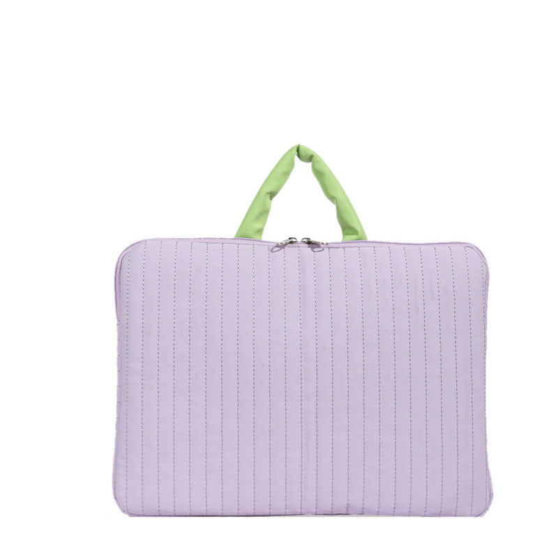 Fresh Contrast Color Portable Liner Notebook Laptop Bags