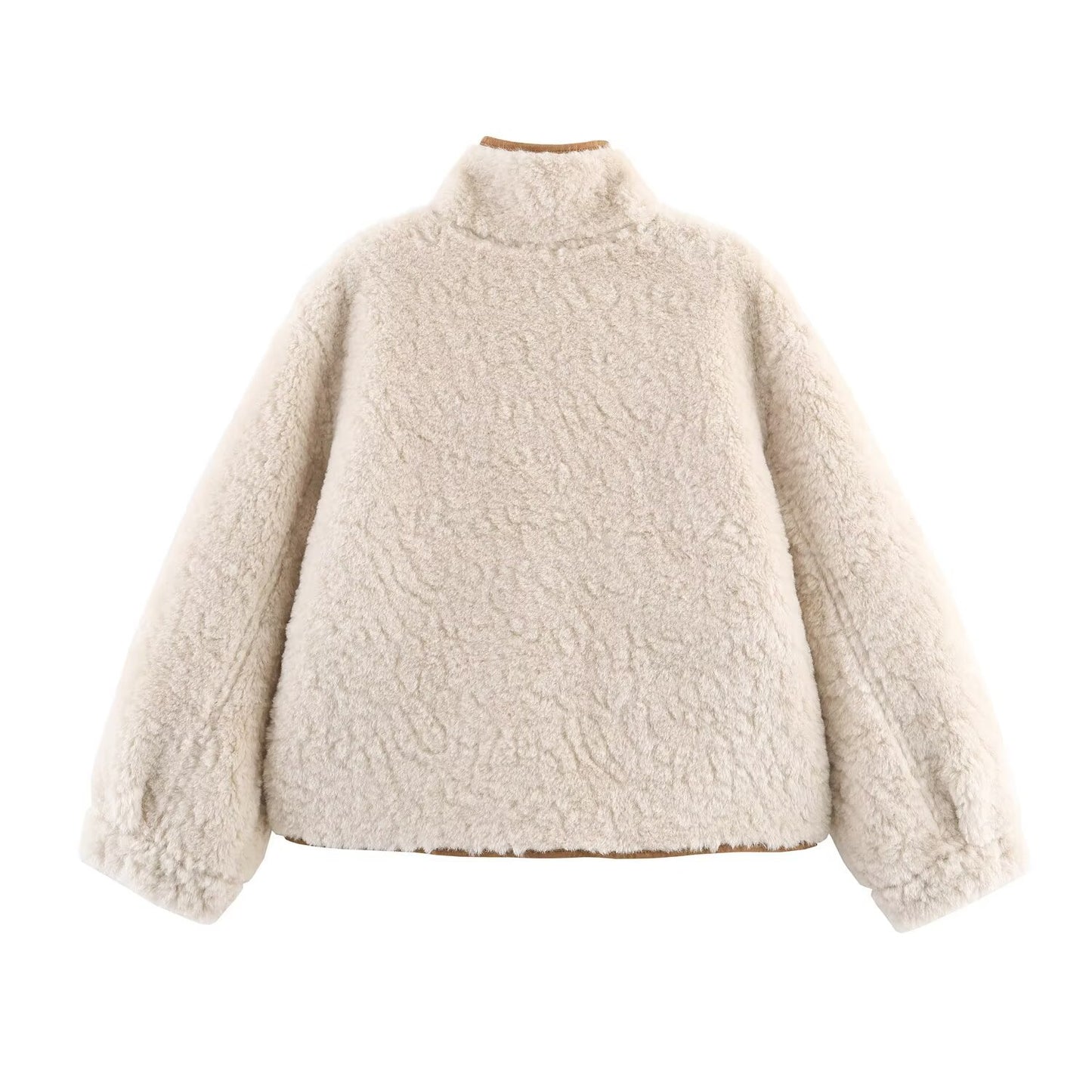 Women's Casual Graceful Fashion Double-sided Warm Coats