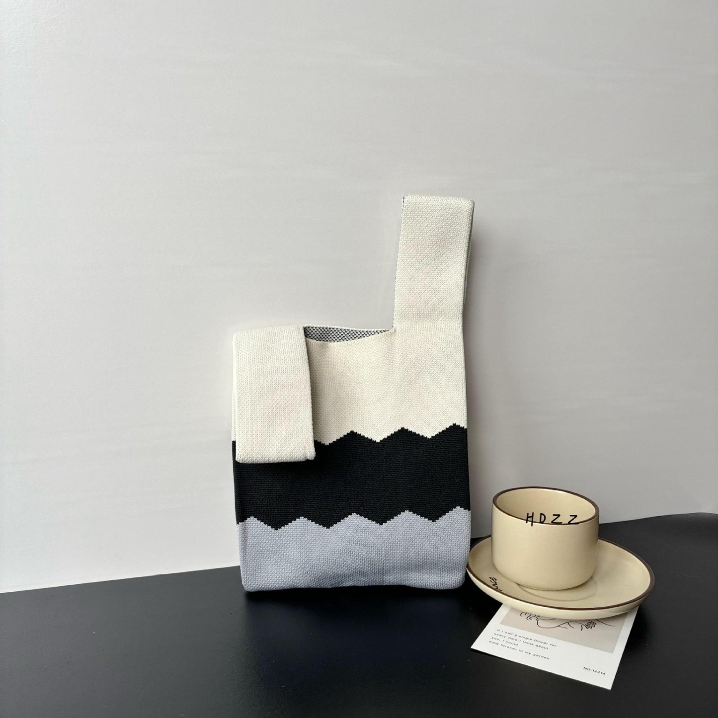 Cartoon Wrist Large Capacity Minority Hand Handbags