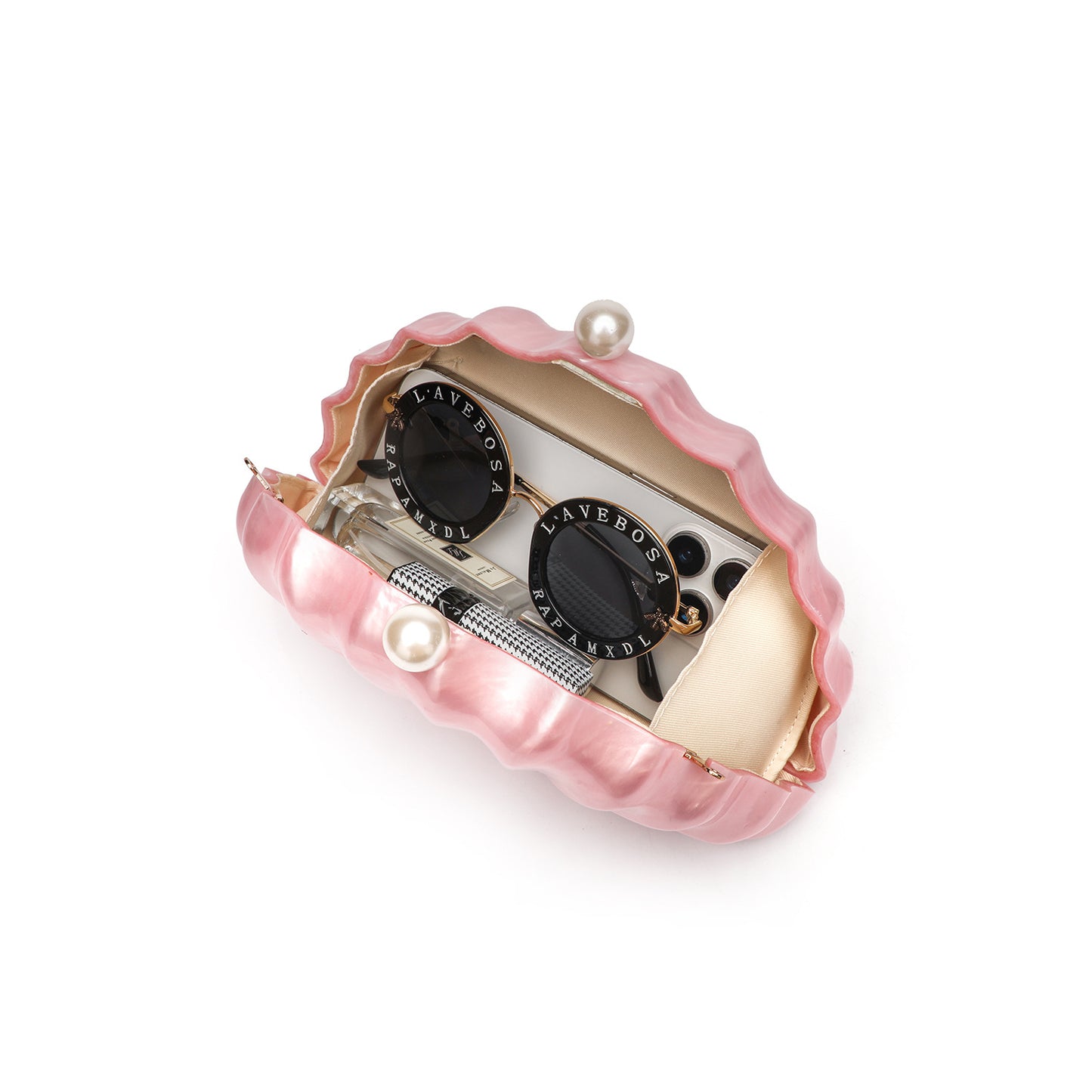 Women's Candy Color Shell Fashion Clutch Party Evening Bags