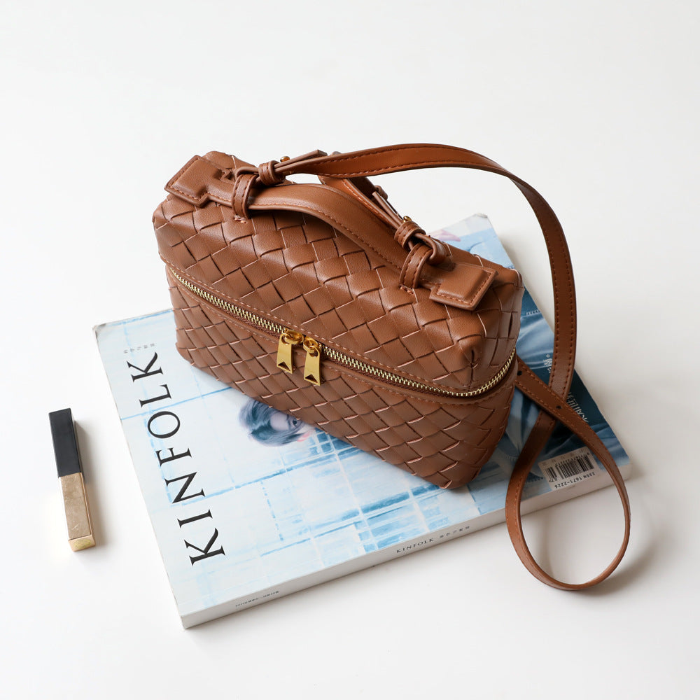 Casual Women's Summer Fashion Handmade Woven Small Square Bags