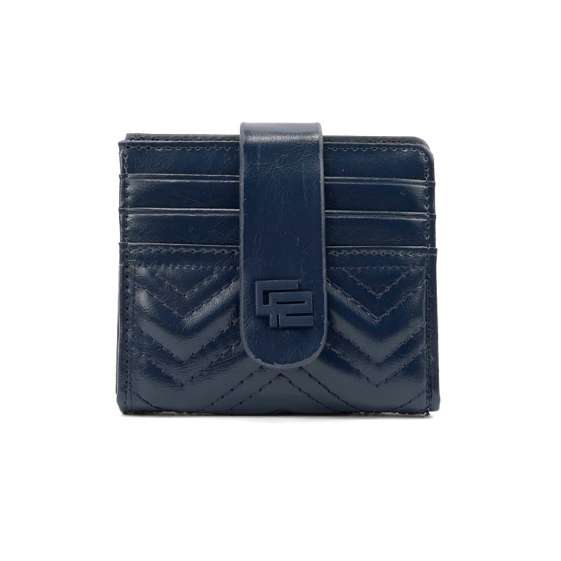 Fashion Embroidery Thread Female Multiple Slots Ladies Wallets