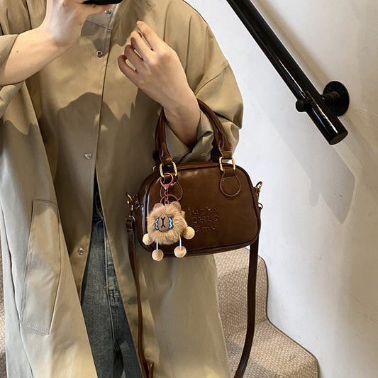 Women's Niche Retro Textured Pillow Fashion For Crossbody Bags