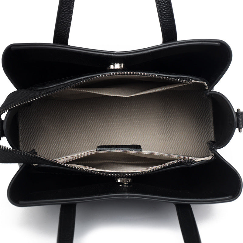 Women's Leather Large Capacity High-grade Niche Handbags