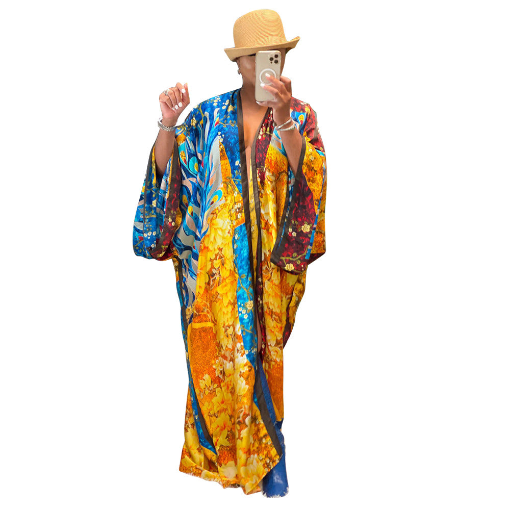 Women's Artificial Silk Fashion Casual Trench Coats