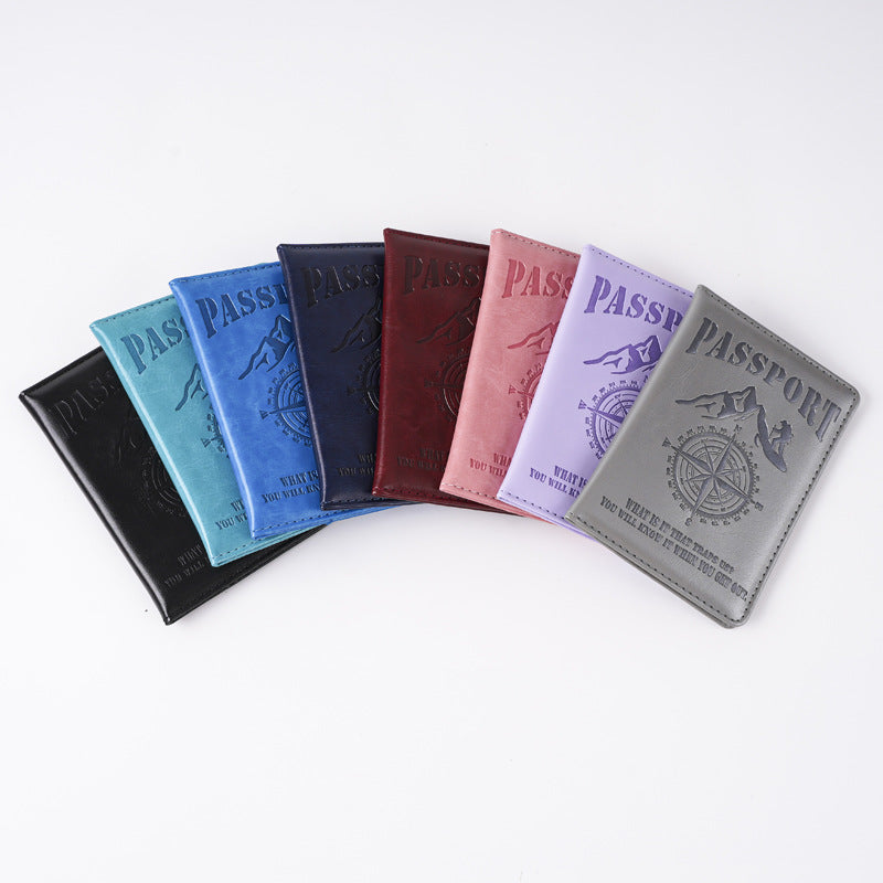 Passport Cover Position Ticket Clip Straight Card Holder