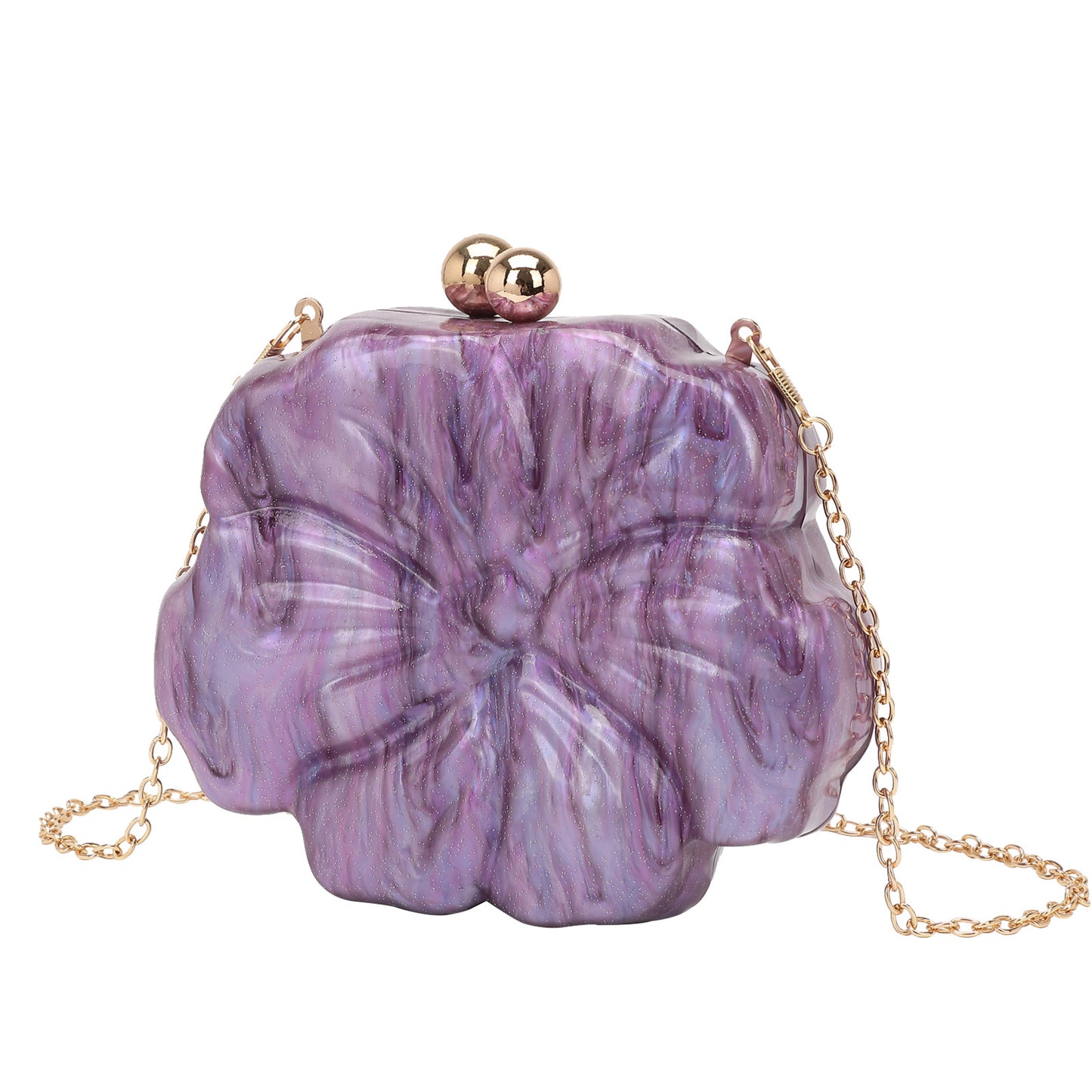 New Dinner Flower Multicolor Acrylic Fresh Bags