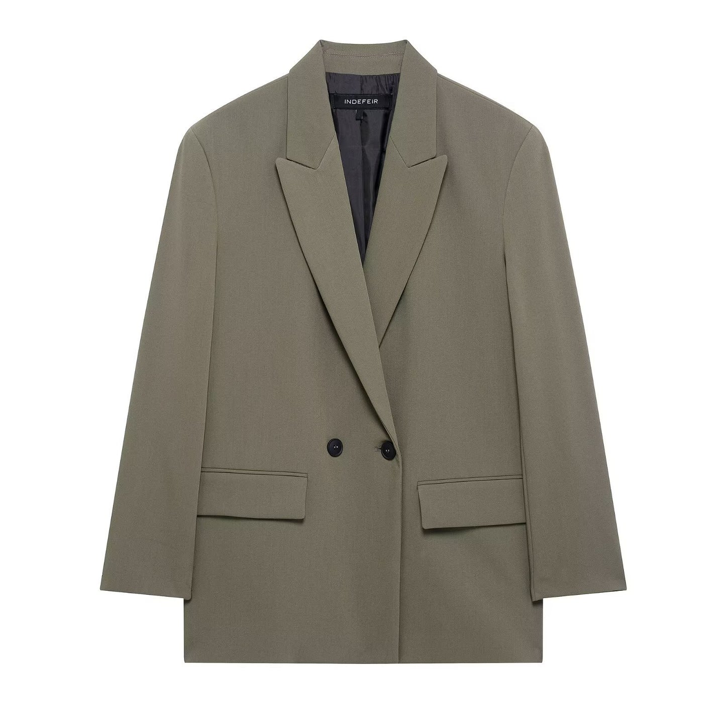 Women's Commute Style Lapel Double Breasted Temperament Blazers