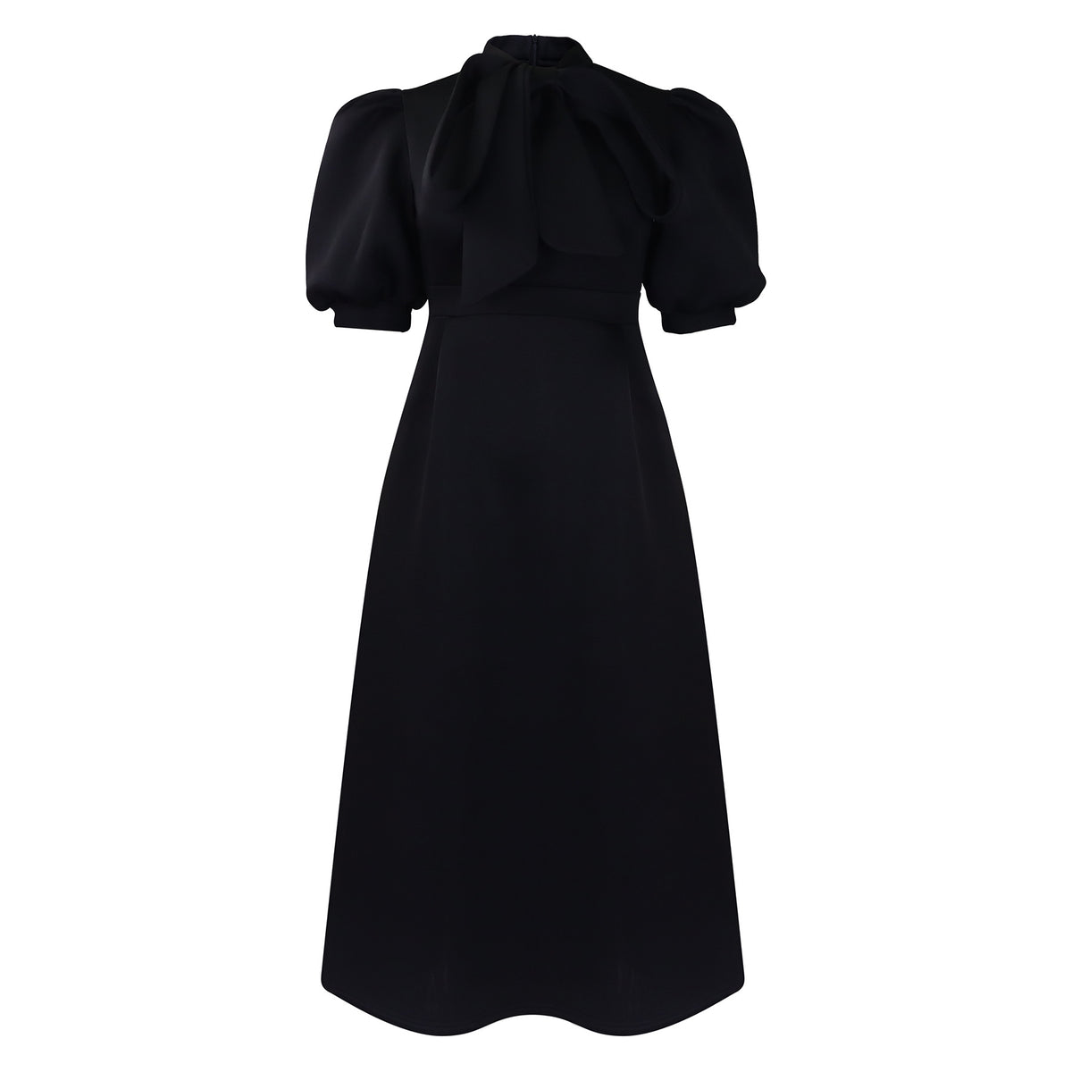 Versatile Summer Sleeve Bow Puffy Banquet Dress