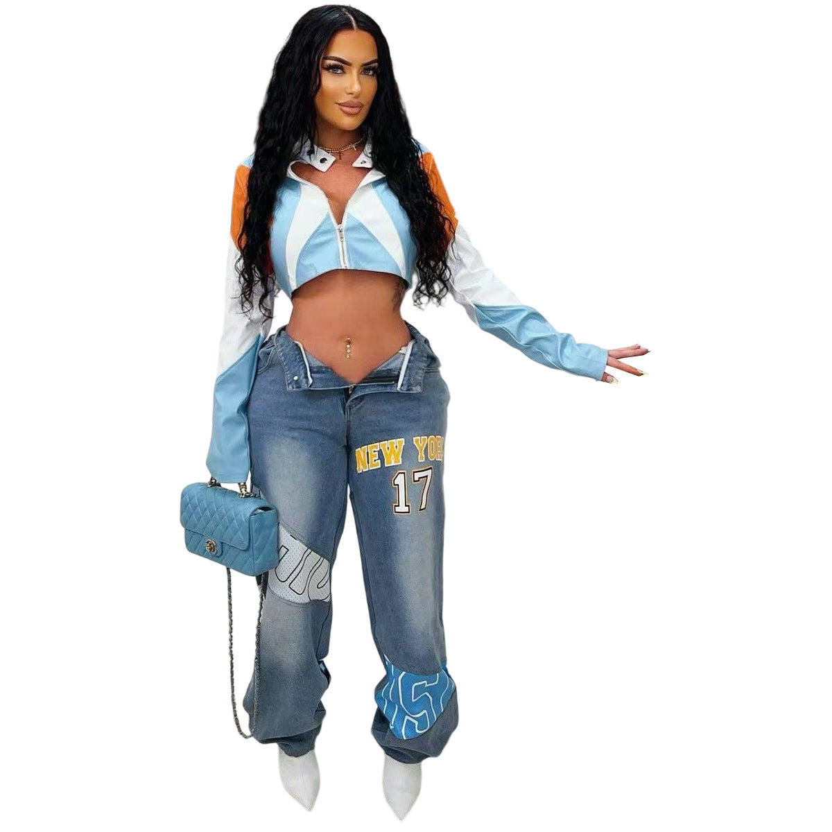 Women's Hot Racing Machine Vehicle Cover Printed Jackets