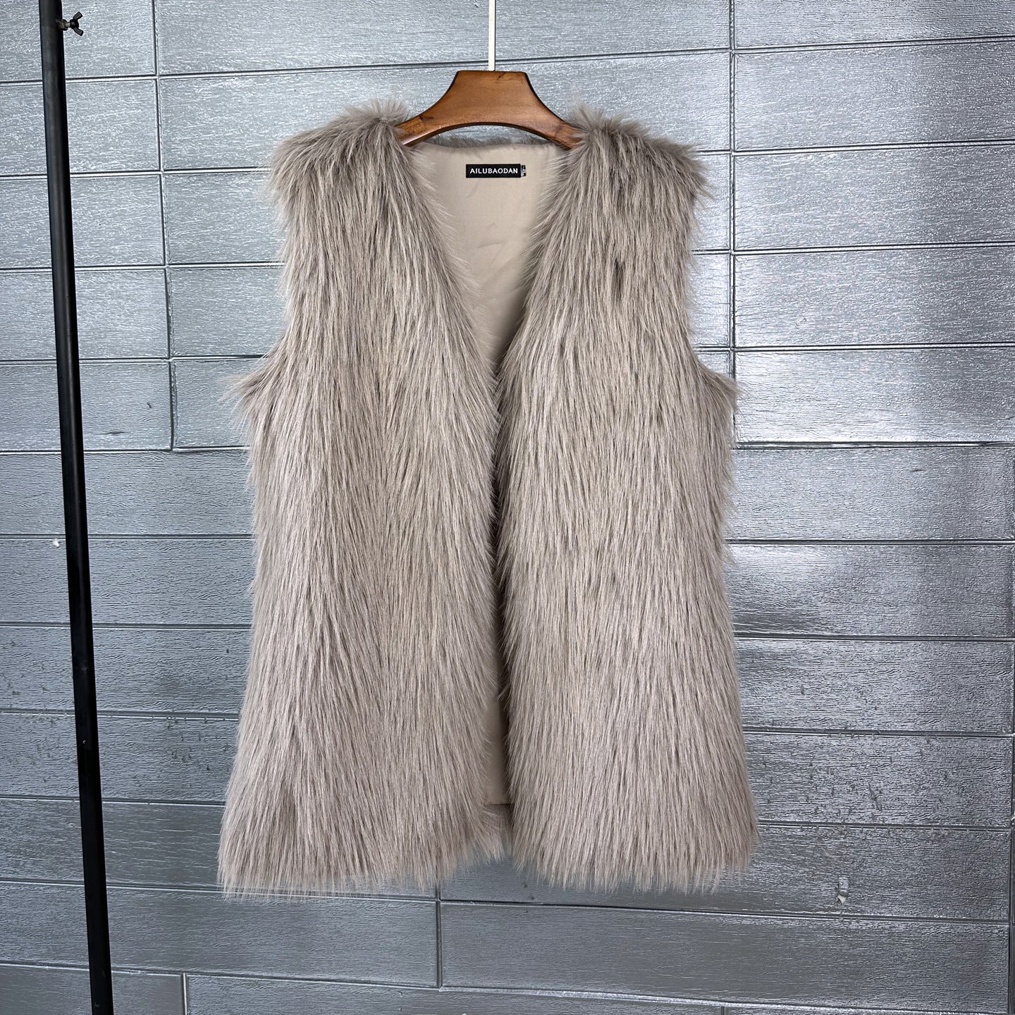 Women's Faux Camisole Fox Fur Winter Mid-length Coats
