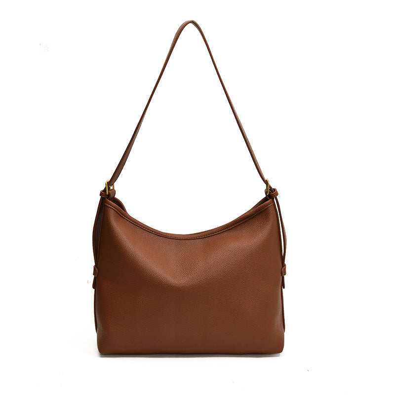 Women's Retro Fashion Korean Underarm Large Capacity Tote Bags