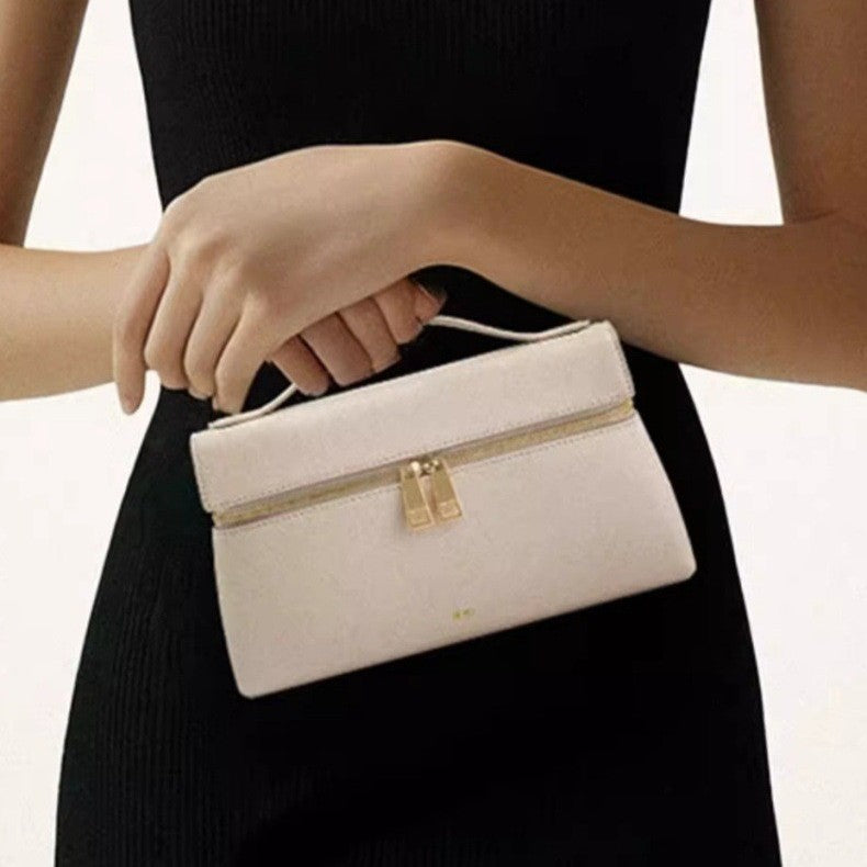 Fashion Unique Lunch Box Design Genuine Small Square Bags