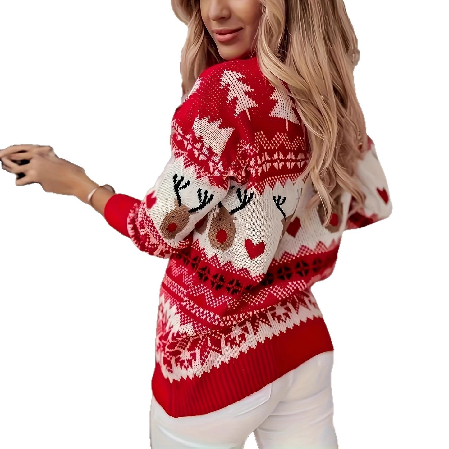 Women's Leisure Pullover Christmas Idle Style Sweaters