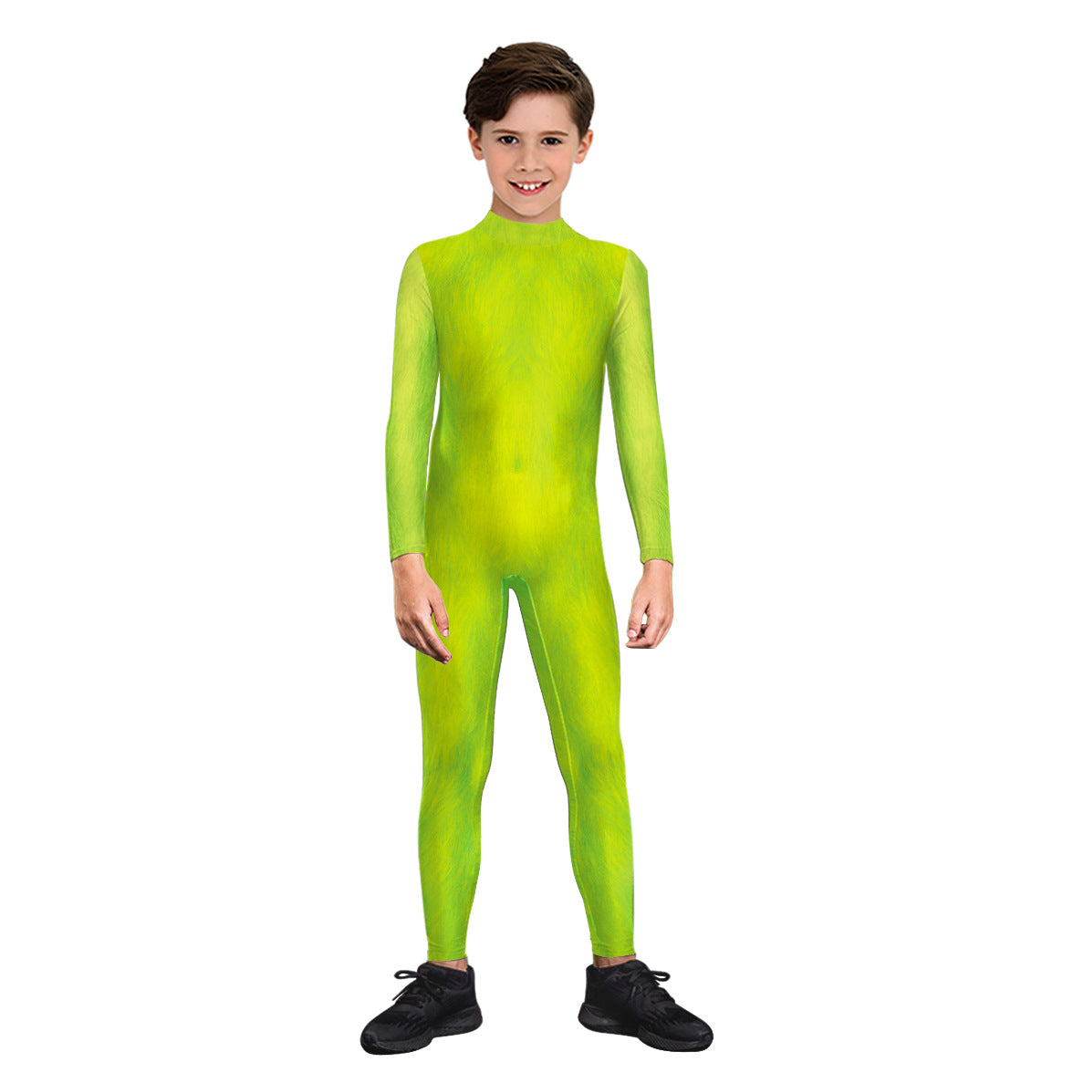 Christmas Grinch Outfit Stage Clothes Digital Printing Tight Clothing