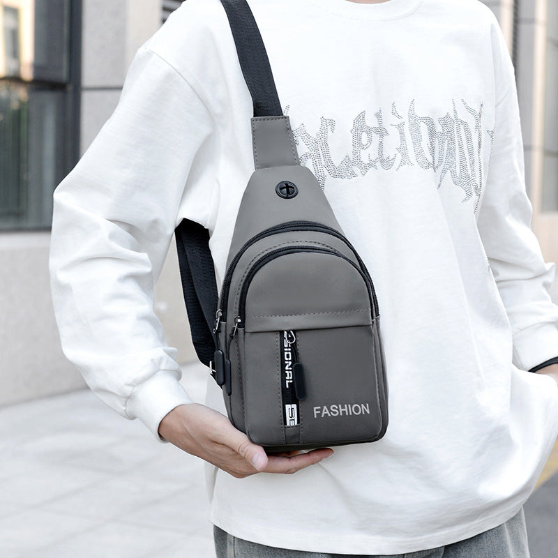 Men's Graceful Waterproof Portable For Derm Men's Chest Bags