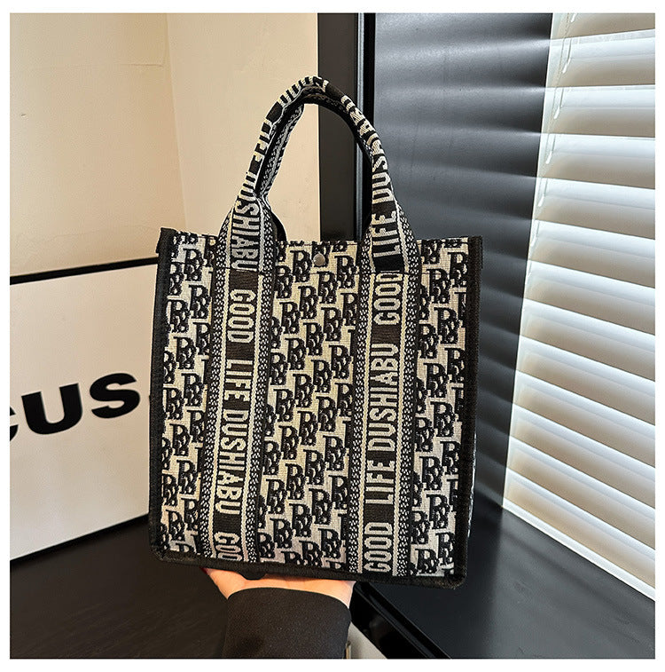 Women's Korean Fashion Retro Portable Lunch Box Bags