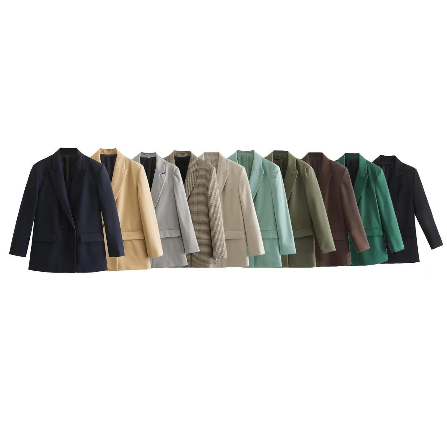 Women's Autumn Fashion Loose Collar Long Sleeve Suits