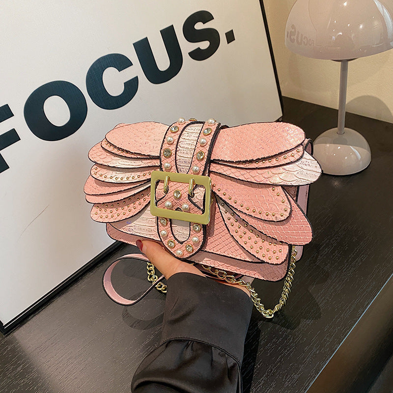 New Women's Vintage Chain Snake Pattern Bags