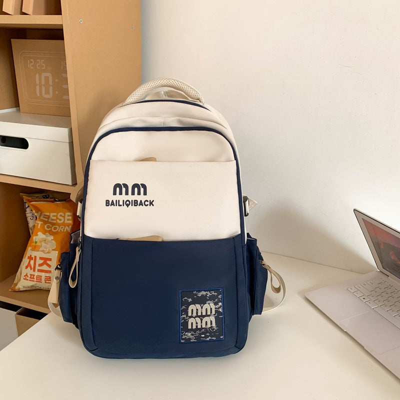 Women's High Quality American Retro Trendy Large Backpacks