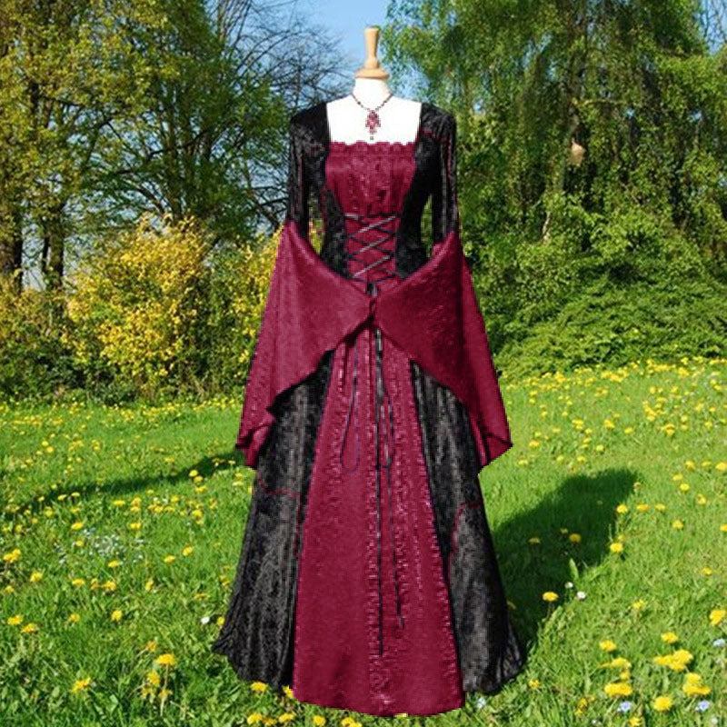 Medieval Artistic Retro Role-playing Dress Court Dresses