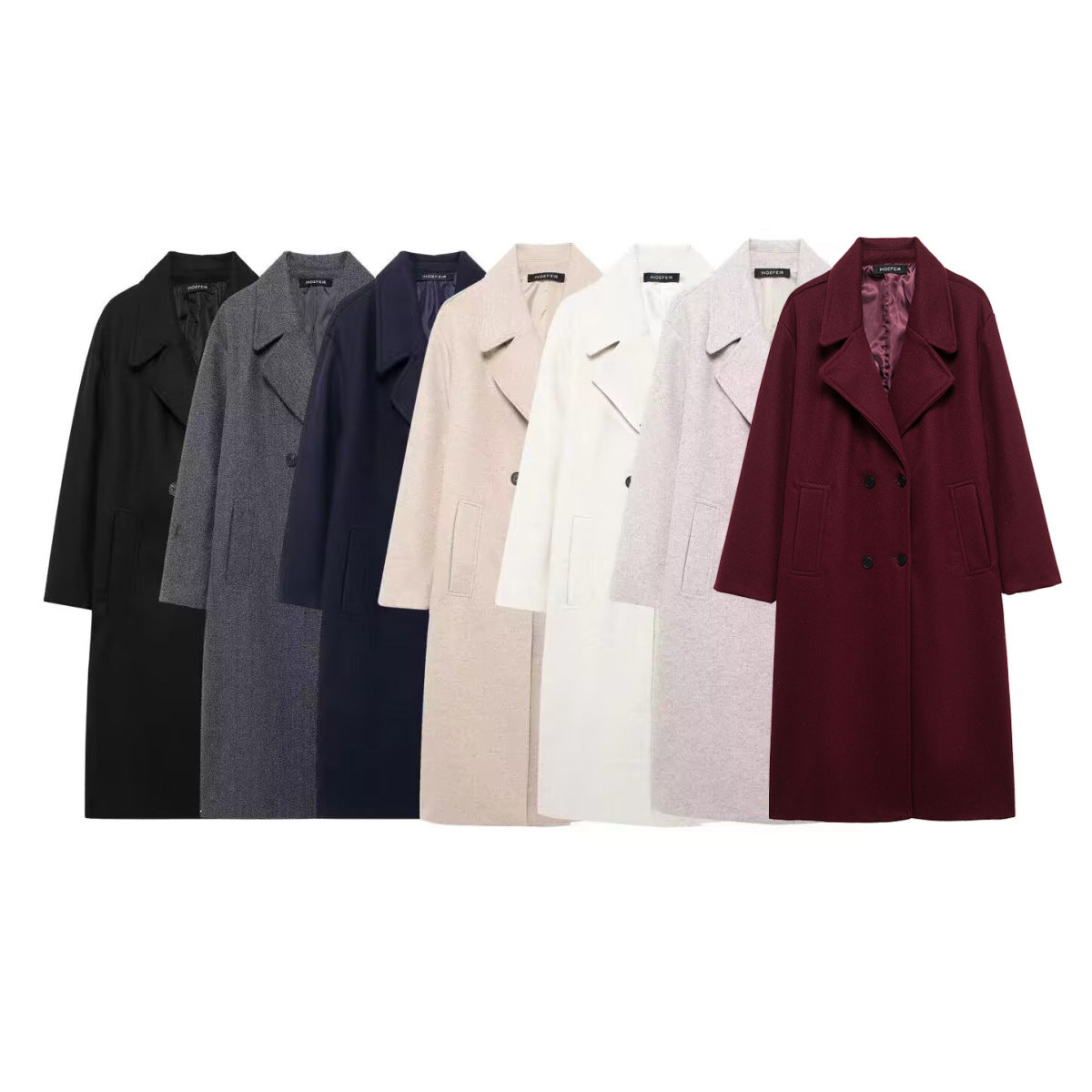 Women's Street Warm Temperament Soft Loose Trench Coats