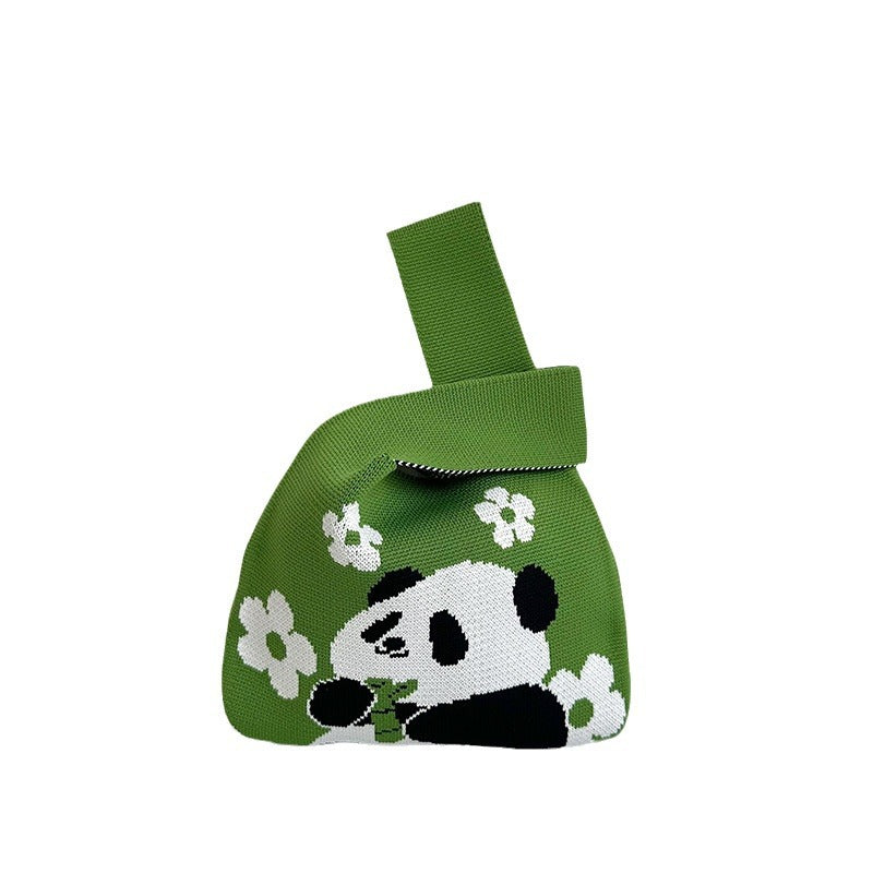 Women's Cute Panda Trendy Daily Versatile Polyester Handbags