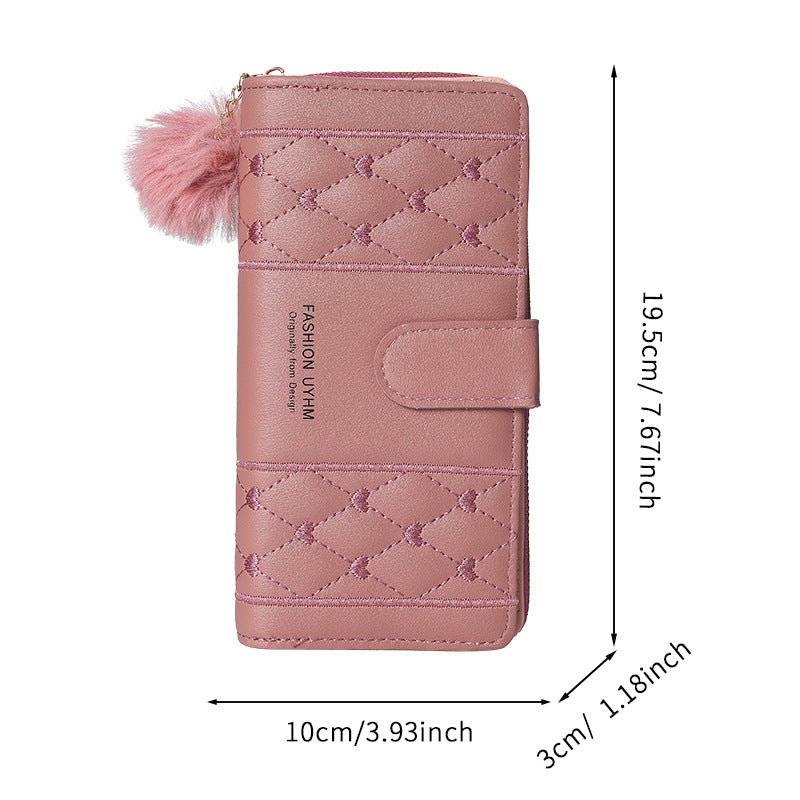 Women's Long Niche Design Style Korean Fashion Purses