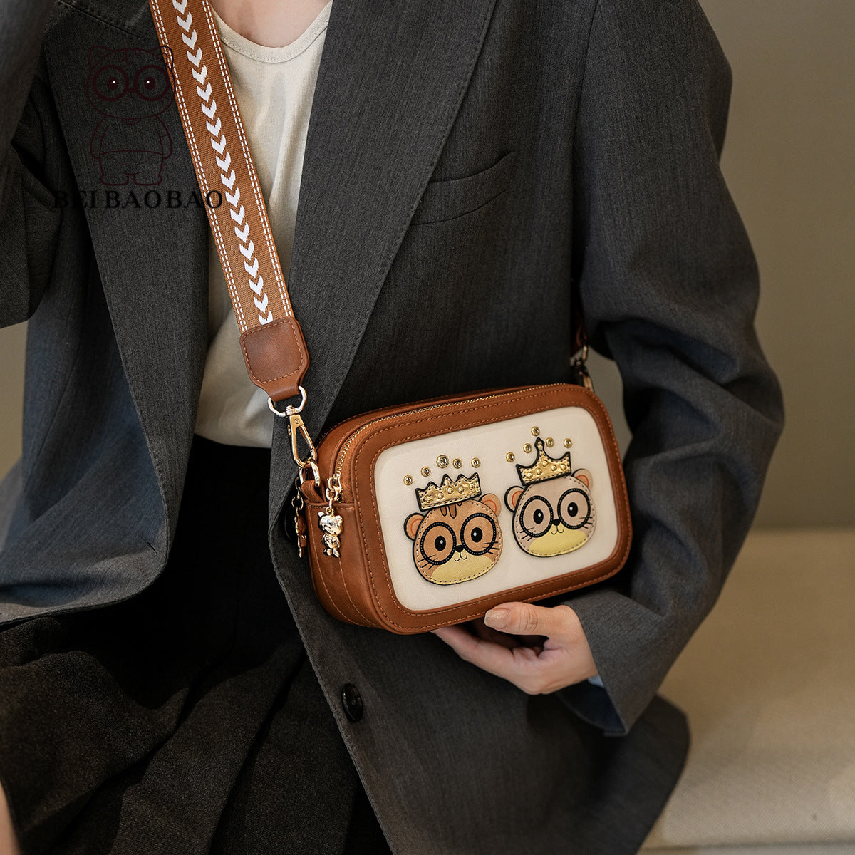 Women's Printing Fashion Solid Color Pouch Bags