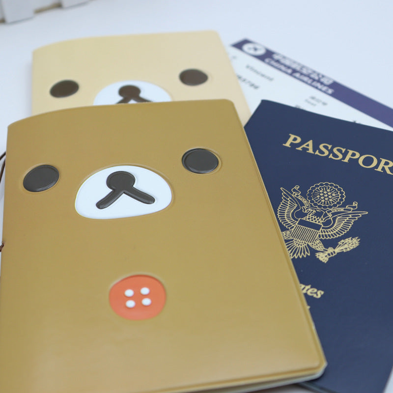 Pine Bear Cartoon Chicken Head Type Three-dimensional Id Package