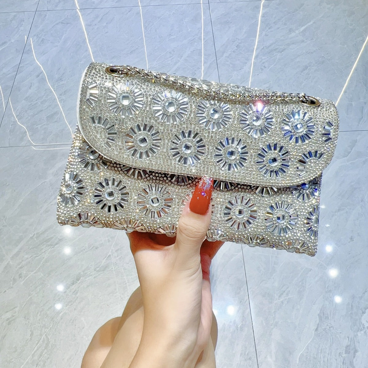 Women's Chain Underarm Fashion Trend Single Full Bags