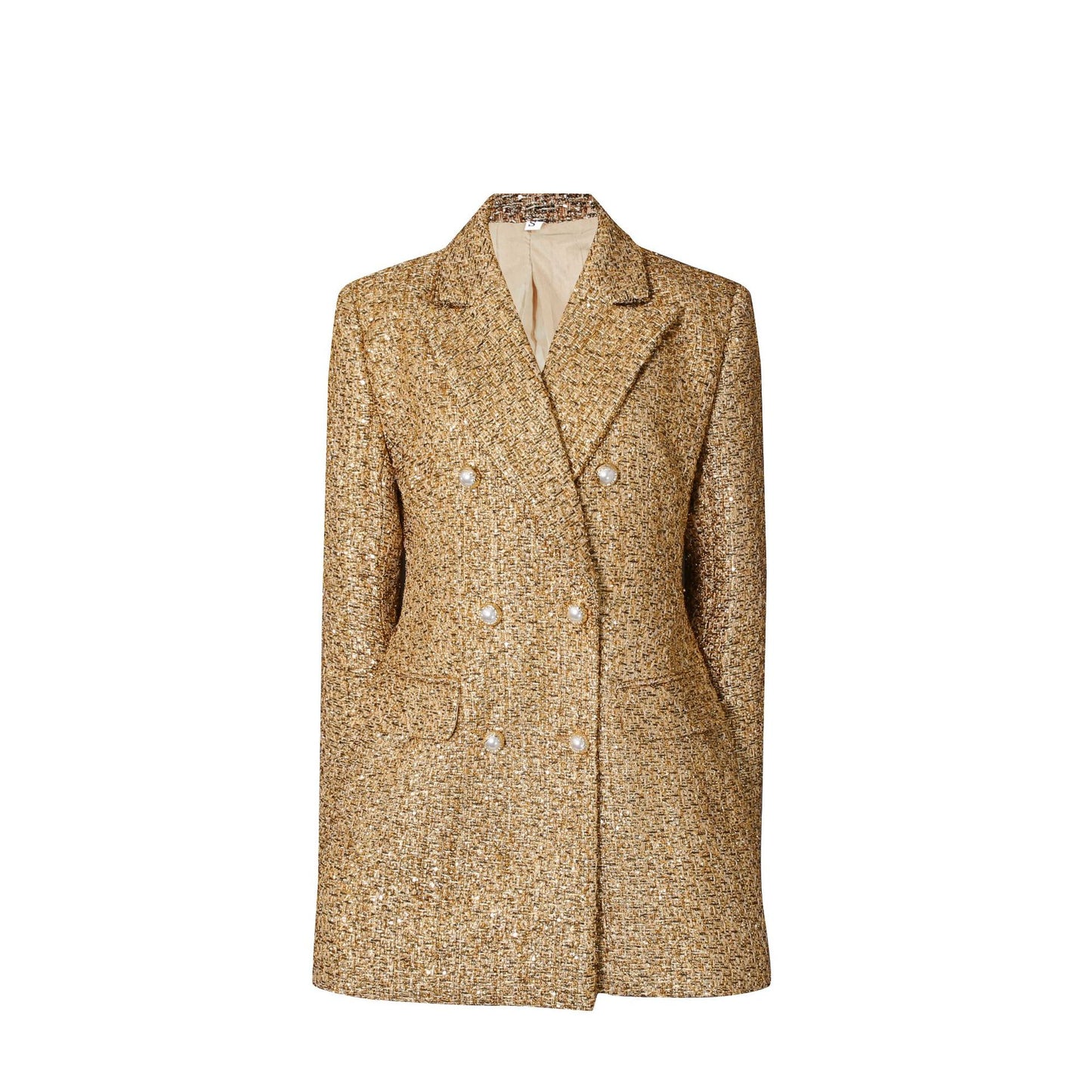 Women's French Style Classic Elegant Small Autumn Blazers