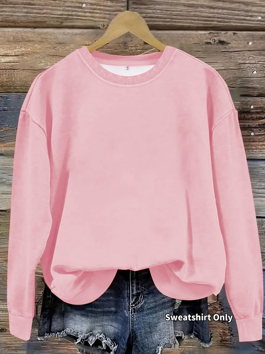 Women's Long-sleeved Round Neck Sparkling Style Pullover Pattern Women's Sweater, Sweater