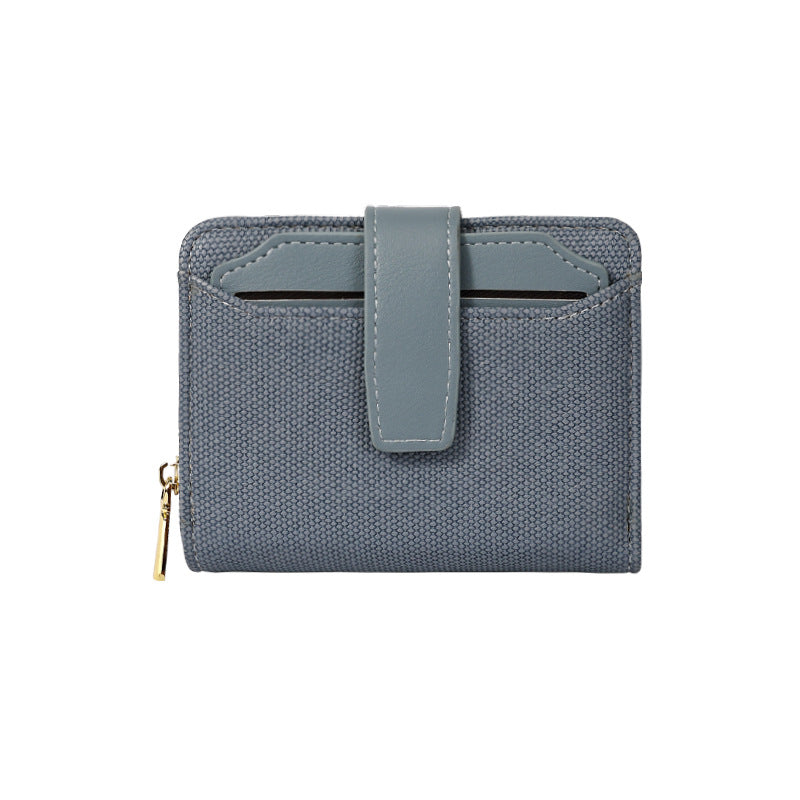 Women's Versatile Beautiful Charming Short Zipper Ladies Wallets