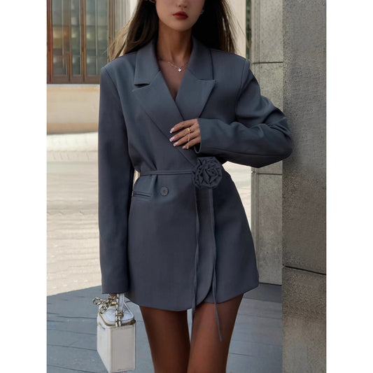 Sweet Autumn French Fashion Temperament Commute Slim Tops