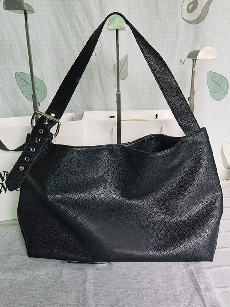 Niche Hobo Genuine Leather Large Capacity Handbags