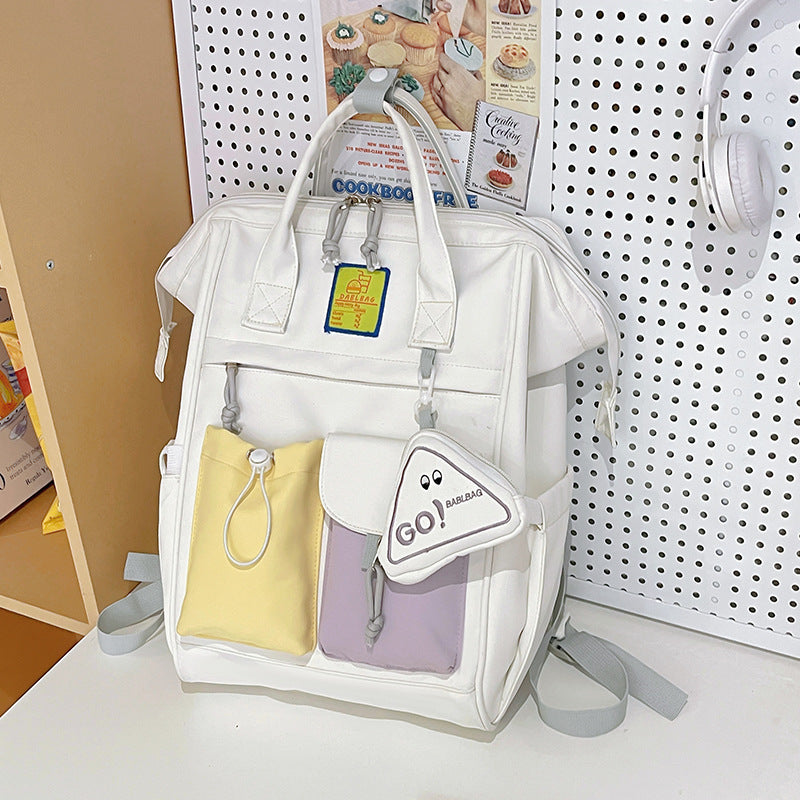 Women's Charming College Style Large Capacity Middle School Students' Schoolbags