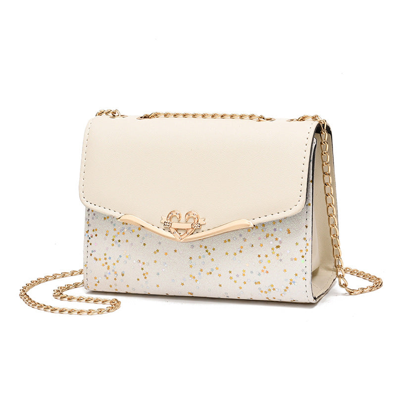 Women's Versatile Sequined Korean Style Mobile Crossbody Bags