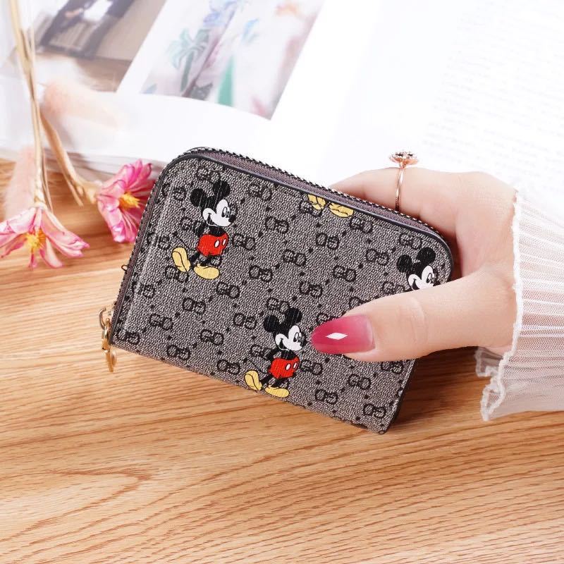 Women's Fashion Cartoon Expanding Document Driving License Card Holder