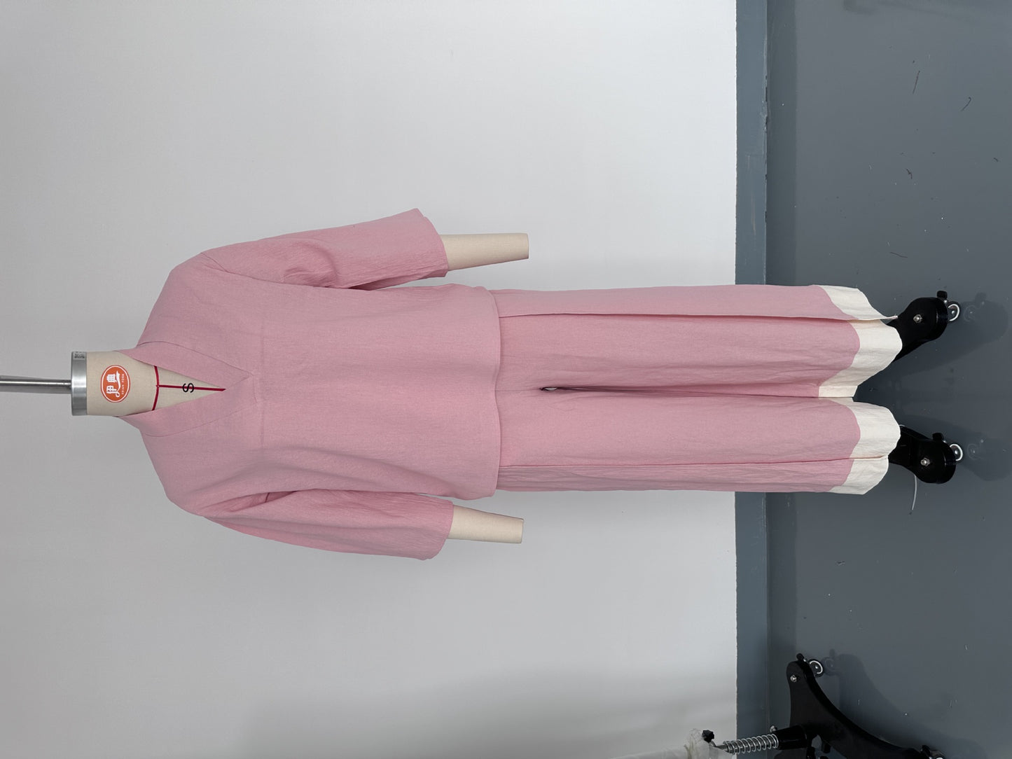 Women's Linen French Style Sleeve Shirt Wide Leg Fashion Casual Suit