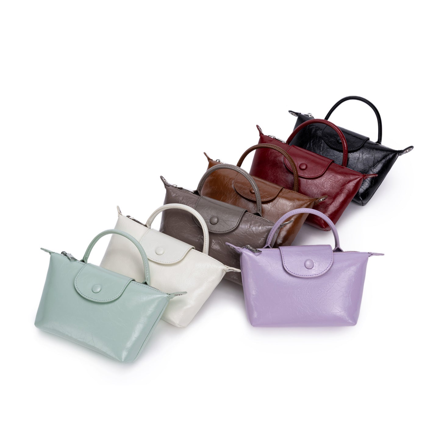 Durable Pretty Dumpling Leather Mini French Bags