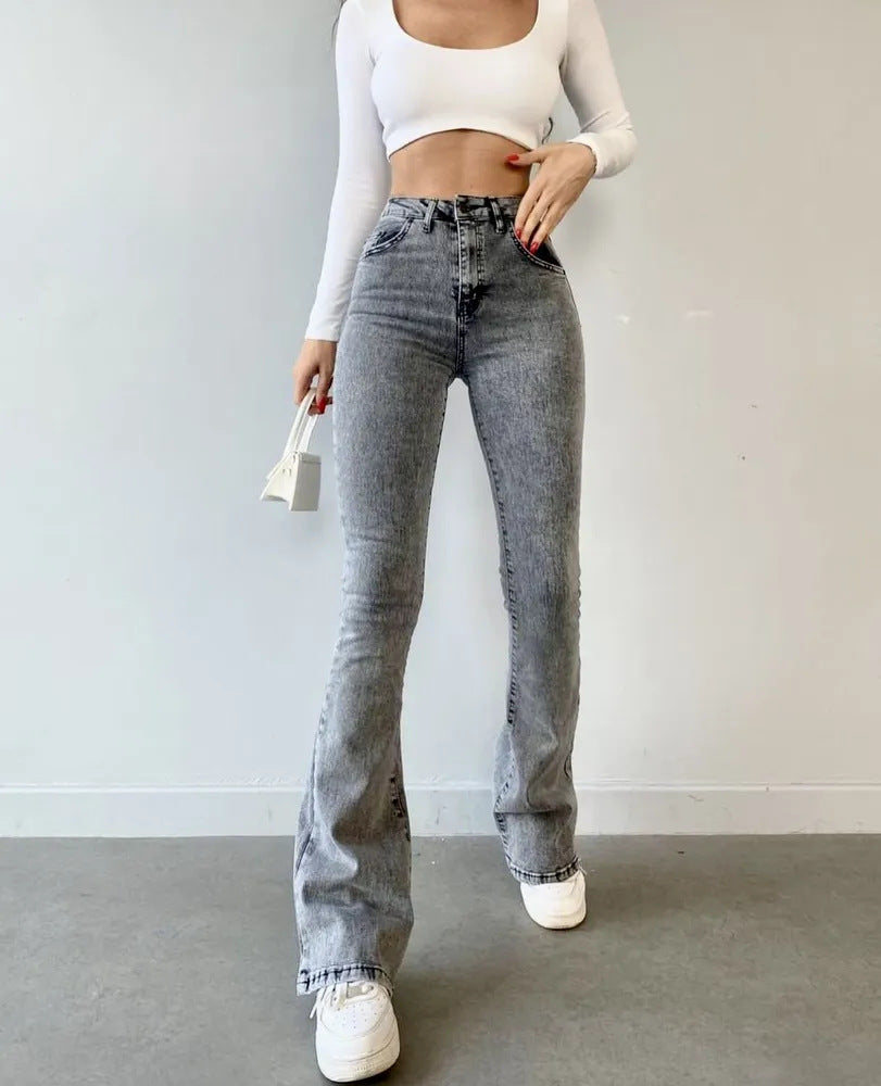 Women's Comfortable Slouchy Unique Russian Trousers Jeans