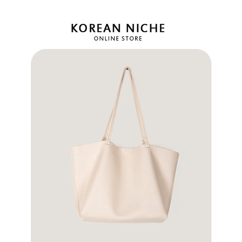 Women's Pattern Soft Leather For Underarm Simple Tote Bags