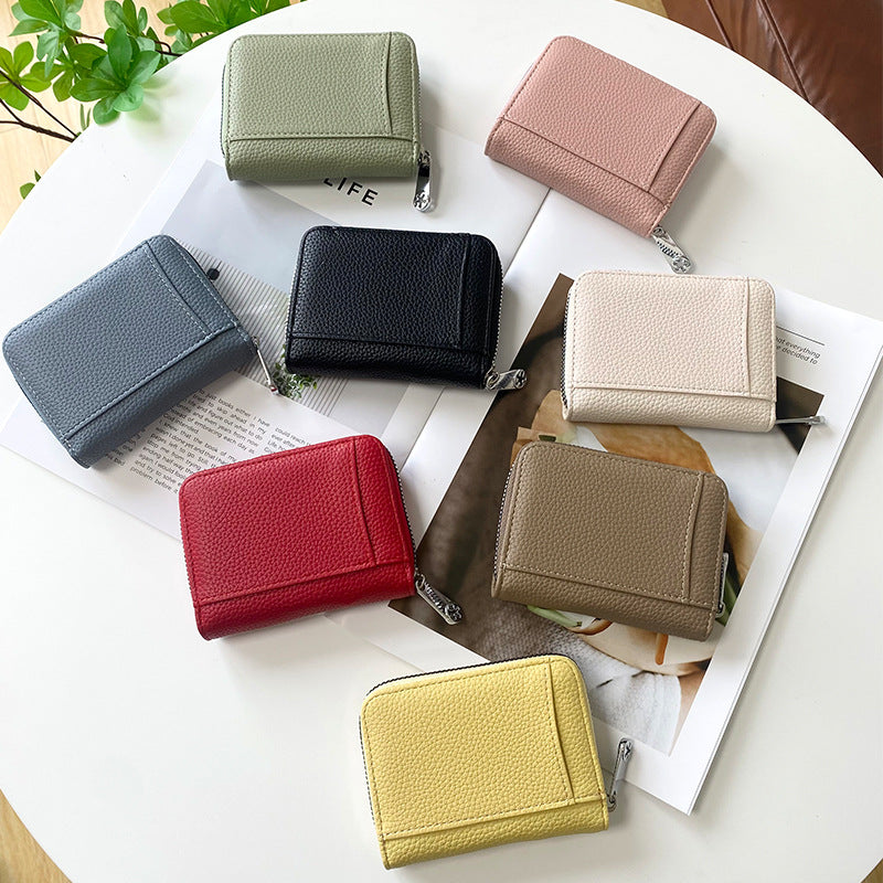 Women's Style Expanding Large Capacity Simple Zipper Ladies Wallets