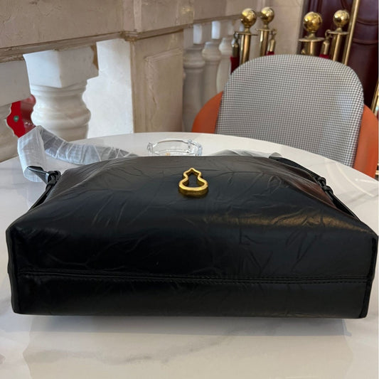 Women's Cotton Gourd Commuter Half Slope Armpit Bags