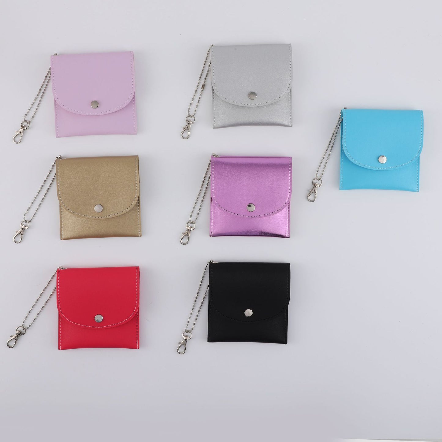 Bank Sets With Chain Simple Thin Card Holder